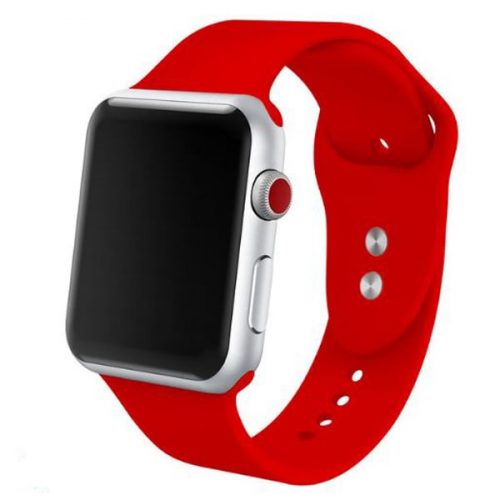 Apple Watch szilikon óraszíj /piros/ 40/41 és 42mm