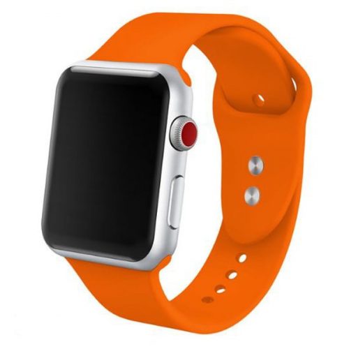 Apple Watch szilikon óraszíj /narancs/ 40/41 és 42mm