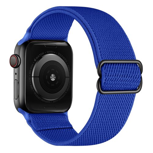 Apple Watch állítható rugalmas szövet óraszíj /kék/ 44/45/46/49 mm