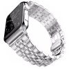 Apple Watch "Pearlmaster" láncszemes fém óraszíj /ezüst/ 38/40/41 mm