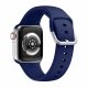 Apple Watch csatos szilikon óraszíj /sötét kék/ 40/41 és 42mm