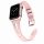 Apple Watch lélegző bőróraszíj /pink/ - 38/40/41mm