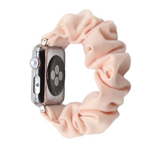 Apple Watch  scrunchie óraszíj-púder 44/45/46 és 49 mm