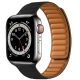 Apple Watch két részes mágneses szilikon pánt /fekete/ 38/40/41 mm