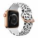 Apple Watch csatos szilikon óraszíj /hópárduc/ 40/41 és 42mm