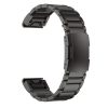 Mybandz Titán Oyster fém óraszíj / fekete (Garmin 22 mm-es QF)