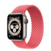 Apple Watch fonott rugalmas szövet óraszíj /pink/ 40/41 és 42 mm