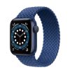 Apple Watch fonott rugalmas szövet óraszíj /kék/ 44/45/46/49 mm