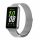 MYBANDZ Milánói mágneses fém óraszíj / ezüst / Samsung Galaxy Fit 3