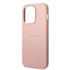 Guess Apple iPhone 14 Pro Max (6.7) PU Leather Saffiano hátlapvédő tok pink (GUHCP14XPSASBPI)