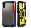 Spigen Tough Armor MagFit Apple iPhone 16 tok, Gunmetal MagSafe, fekete