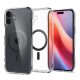 Spigen Ultra Hybrid MagFit Apple iPhone 16 tok, Carbon Fiber MagSafe, fekete