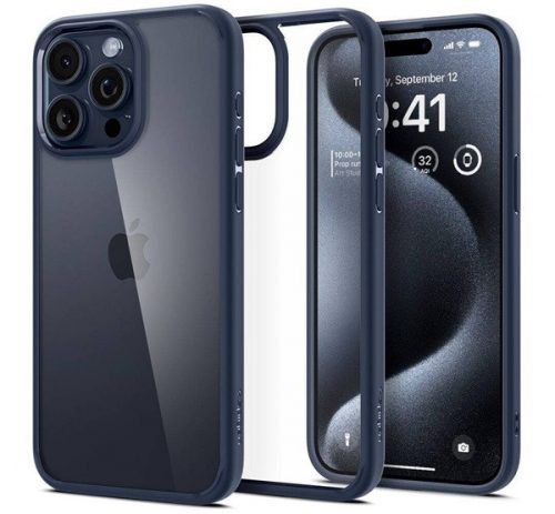 Spigen Ultra Hybrid Apple iPhone 16 Pro tok, Navy Blue, kék