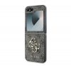 Guess 4G Metal Logo PU Samsung Galaxy Z Flip6 hátlap tok, barna