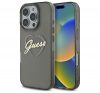 Guess IML Heart iPhone 16 Pro kemény hátlap tok, fekete GUHCP16LHCHGSPK