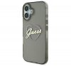 Guess IML Heart iPhone 16 Plus kemény hátlap tok, fekete GUHCP16MHCHGSPK