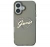 Guess IML Heart iPhone 16 Plus kemény hátlap tok, fekete GUHCP16MHCHGSPK