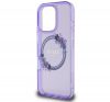 Guess IML Flowers Wreath iPhone 16 Pro MagSafe kemény hátlap tok, lila GUHMP16LHFWFCU