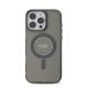 Guess IML Rhinestones MagSafe iPhone 16 Pro kemény hátlap tok, fekete GUHMP16LPFTDTEK