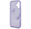 Guess IML Flowers Wreath iPhone 16 MagSafe kemény hátlap tok, lila GUHMP16SHFWFCU