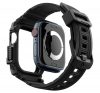 Spigen Rugged Armor Pro Apple Watch 10 (46mm) tok, Matte Black, fekete