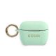 Guess Silicone Glitter Apple AirPods Pro tok, zöld