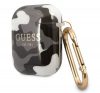 Guess Camo Collection Apple AirPods 1/2 tok, fekete