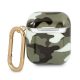 Guess Camo Collection Apple AirPods 1/2 tok, fehér-zöld