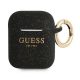 Guess Silicone Glitter Apple AirPods 1/2 tok, fekete