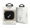 Guess Silicone Vintage Apple AirPods Pro tok, fekete-fehér