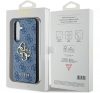 Guess 4G Big Metal Logo Samsung Galaxy S24 hátlap tok, kék GUHCS24S4GMGBL