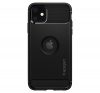 Spigen Rugged Armor Apple iPhone 11 tok, Matte Black, fekete