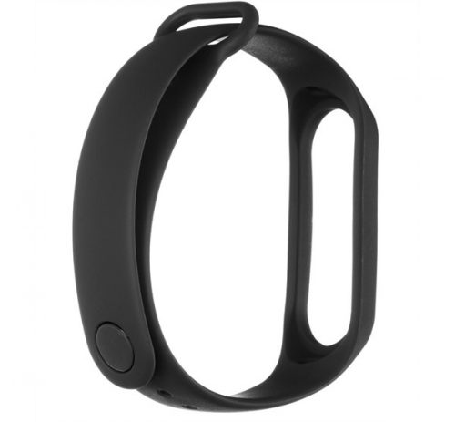 Tactical kiegészítő szilikon karpánt Xiaomi Mi Band 3/4, fekete