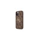 Guess PU 4G Metal Logo Apple iPhone 12 Pro Max hátlap tok, barna