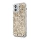 Guess 4G Liquid Glitter Apple iPhone 12/12 Pro hátlap tok, arany