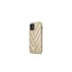 Guess V Quilted Apple iPhone 12 mini hátlap tok, arany