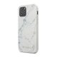 Guess PC/TPU Marble Apple iPhone 12 Pro Max hátlap tok, fehér