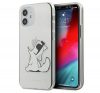 Karl Lagerfeld Choupette Eat hátlap tok Apple iPhone 12 Pro Max, átlátszó