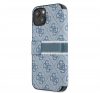 Guess PU 4G Printed Stripe Apple iPhone 13 flip tok, kék