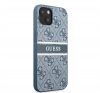 Guess PU 4G Printed Stripe Apple iPhone 13 mini hátlap tok, kék