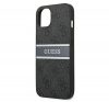 Guess PU 4G Printed Stripe Apple iPhone 13 mini hátlap tok, szürke