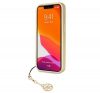 Guess 4G Charms Apple iPhone 13 Pro hátlap tok, barna