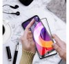 Apple iPhone 13 Pro Max Full Glue Ceramic hajlított tempered glass kijelzővédő üvegfólia, fekete