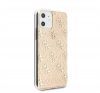 Guess 4G Glitter Apple iPhone 11 hátlap tok, arany