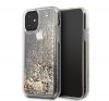 Guess Glitter Hearts Apple iPhone 11 szilikon hátlap tok, arany