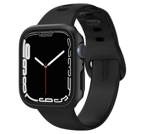 Spigen Thin Fit Apple Watch S7 41mm Fekete tok