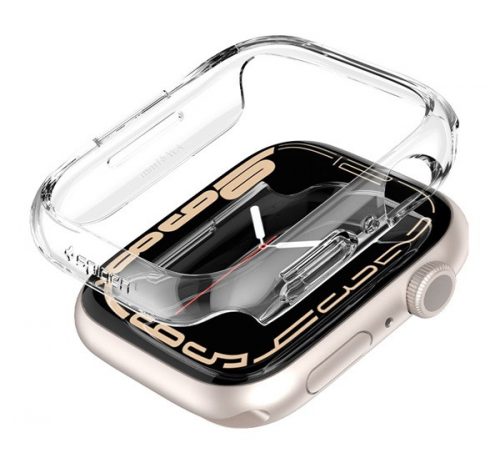 Spigen Thin Fit Apple Watch S7 41mm Átlátszó tok