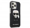 Karl Lagerfeld Ikonik hátlap tok Apple iPhone 13 Pro, fekete