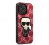 Karl Lagerfeld Monogram Ikonik hátlap tok Apple iPhone 13 Pro, piros