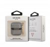 Guess Printed Stripe Apple Airpods tok, fekete